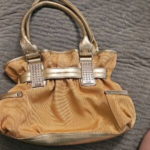 New, Yellow & Champagne Gold Women's Purse By Kathy Van Zeeland